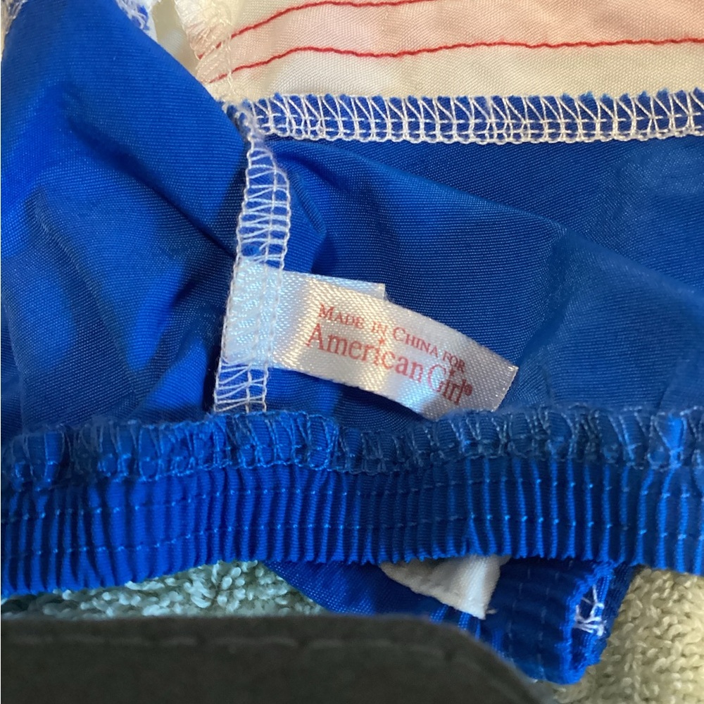 American Girl Red White and Blue USA Gymnastics Outfit Set - Picture 4 of 7